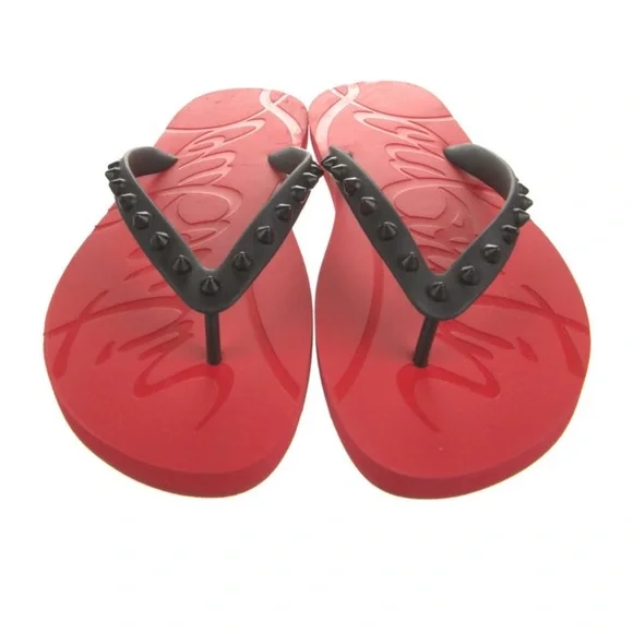 Christian Louboutin flip-flops
